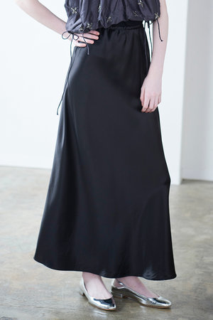 マリリンムーン/MARILYN MOONの【SOI-MeME】サテンリュクススカート(110700/110703)
