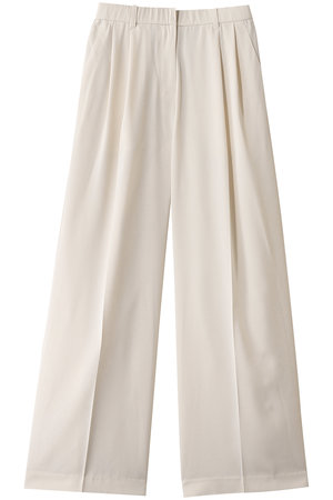 マリリンムーン/MARILYN MOONのストレッチサテンタックパンツ