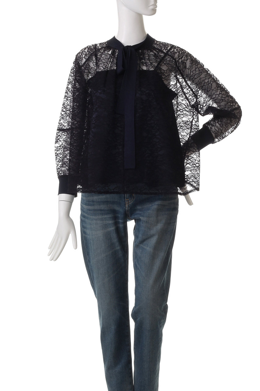 MARILYN MOON(マリリンムーン)｜モダンレース2wayタイブラウス