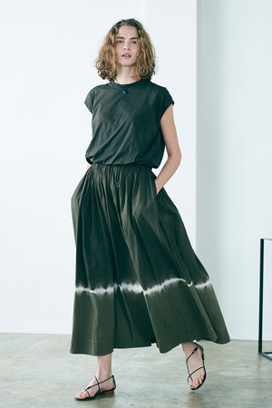 マリリンムーン/MARILYN MOONの【WALANCE】コットンギャザースカート(110700/110703)