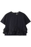 【新品・未使用】MARILYNMOONタフタスパイラルラッフル半袖トップス Marilyn Moon tシャツ タフタスパイラルラッフルハーフスリーブ