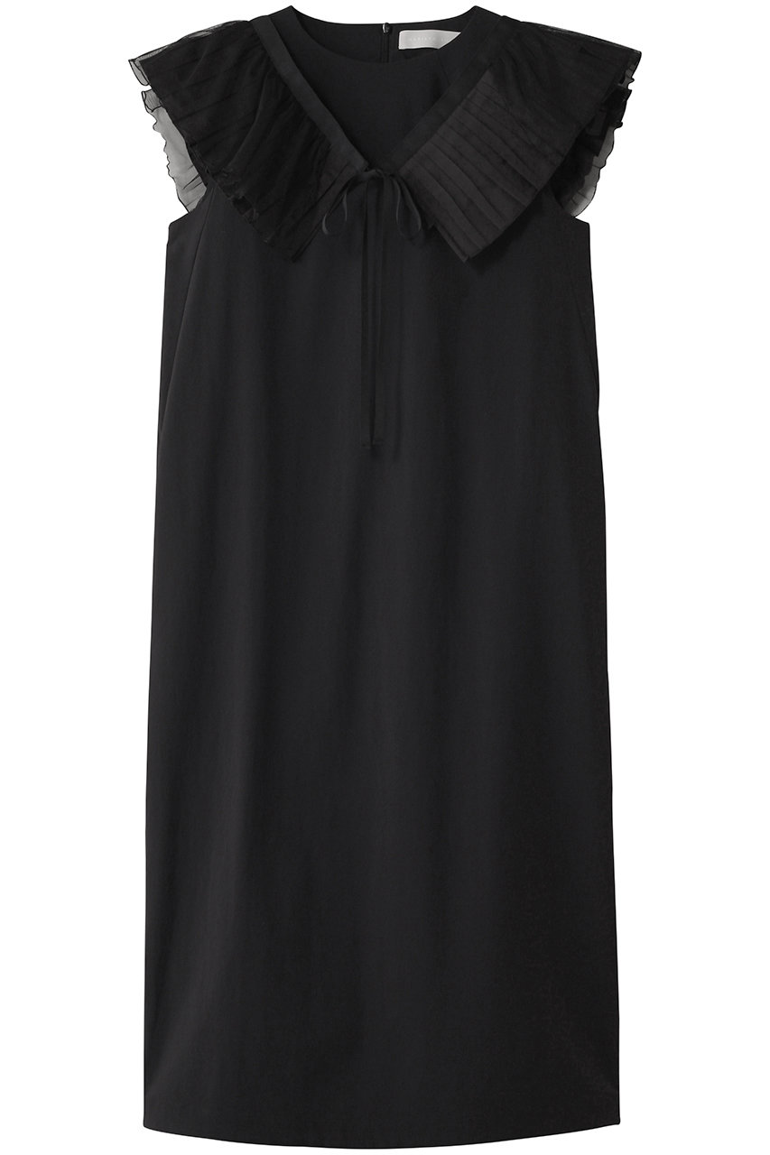 MARILYN MOON 4wayラッフルプリーツストレッチタフタドレス (ブラック, F) マリリンムーン ELLE SHOP MARILYN MOON 4wayラッフルプリーツストレッチタフタドレス (ブラック, F) マリリンムーン ELLE SHOP