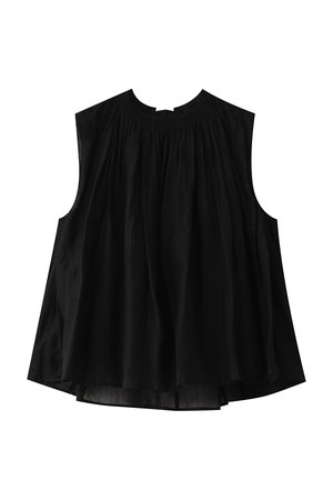 マリリンムーン/MARILYN MOONのタックテクニックシアーコットンフレアブラウス(110400/110401)