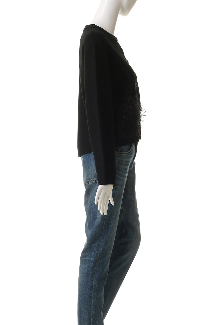 マリリンムーン  ブラックバックレースカーディガン R☆s セール】code embroidery cardigan（カーディガン/ボレロ）｜Marilyn