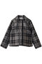 【SOI-MeME】チェックラメジャガードジャケット マリリンムーン/MARILYN MOON ブラック