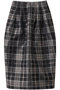 【SOI-MeME】チェックラメジャガードスカート マリリンムーン/MARILYN MOON ブラック