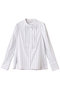 タックフリルストライプブラウス マリリンムーン/MARILYN MOON ホワイト