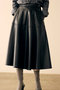 ソフトフェイクレザーサーキュラースカート マリリンムーン/MARILYN MOON
