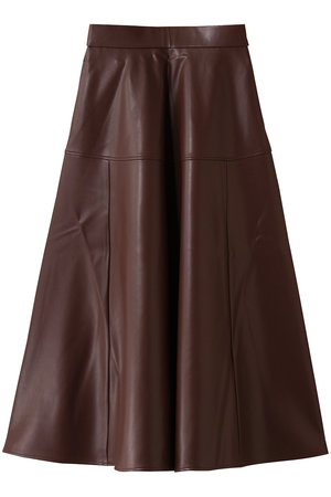 マリリンムーン/MARILYN MOONのソフトフェイクレザーサーキュラースカート