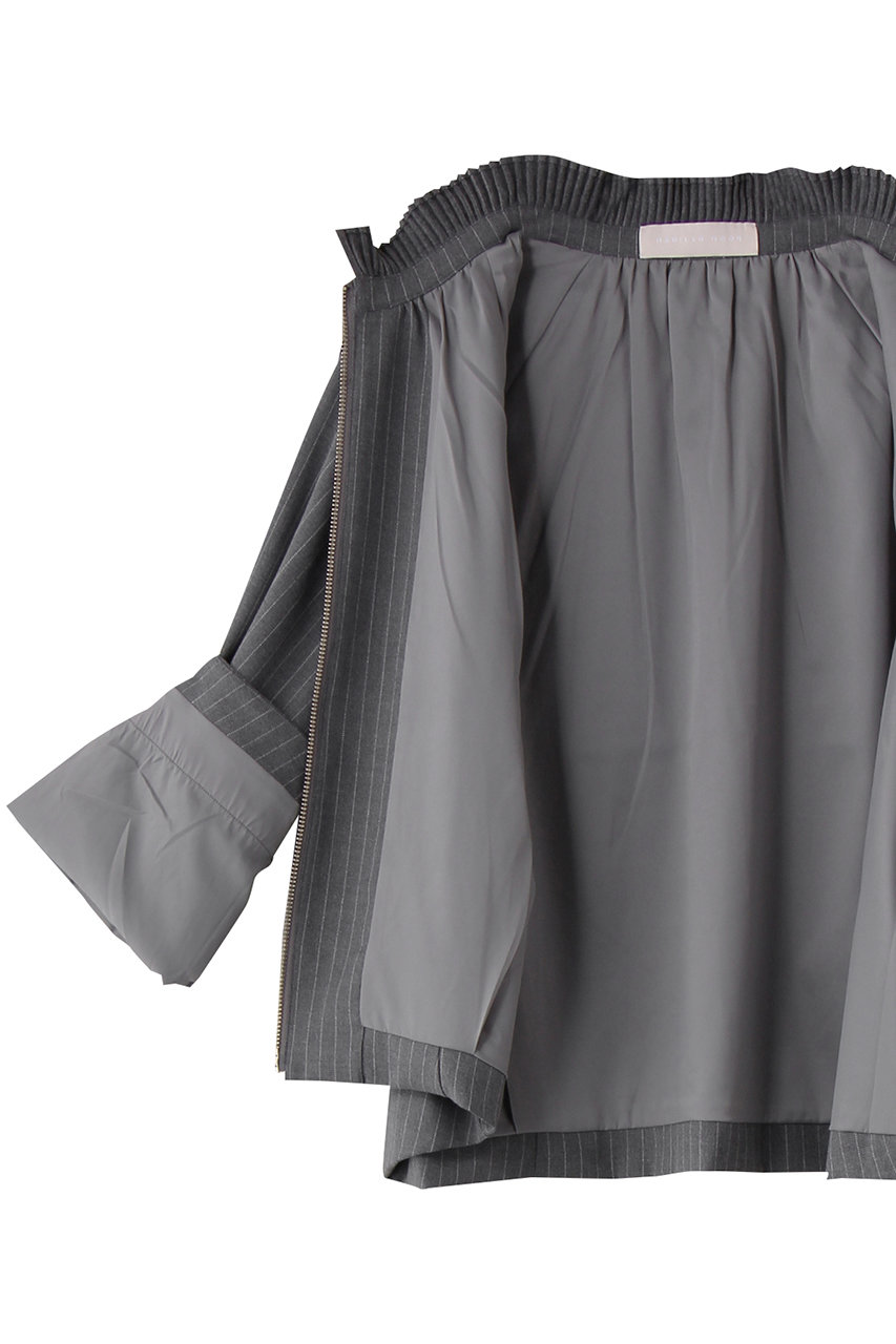 MARILYN MOON(マリリンムーン)｜ウォームピンストライプブルゾン