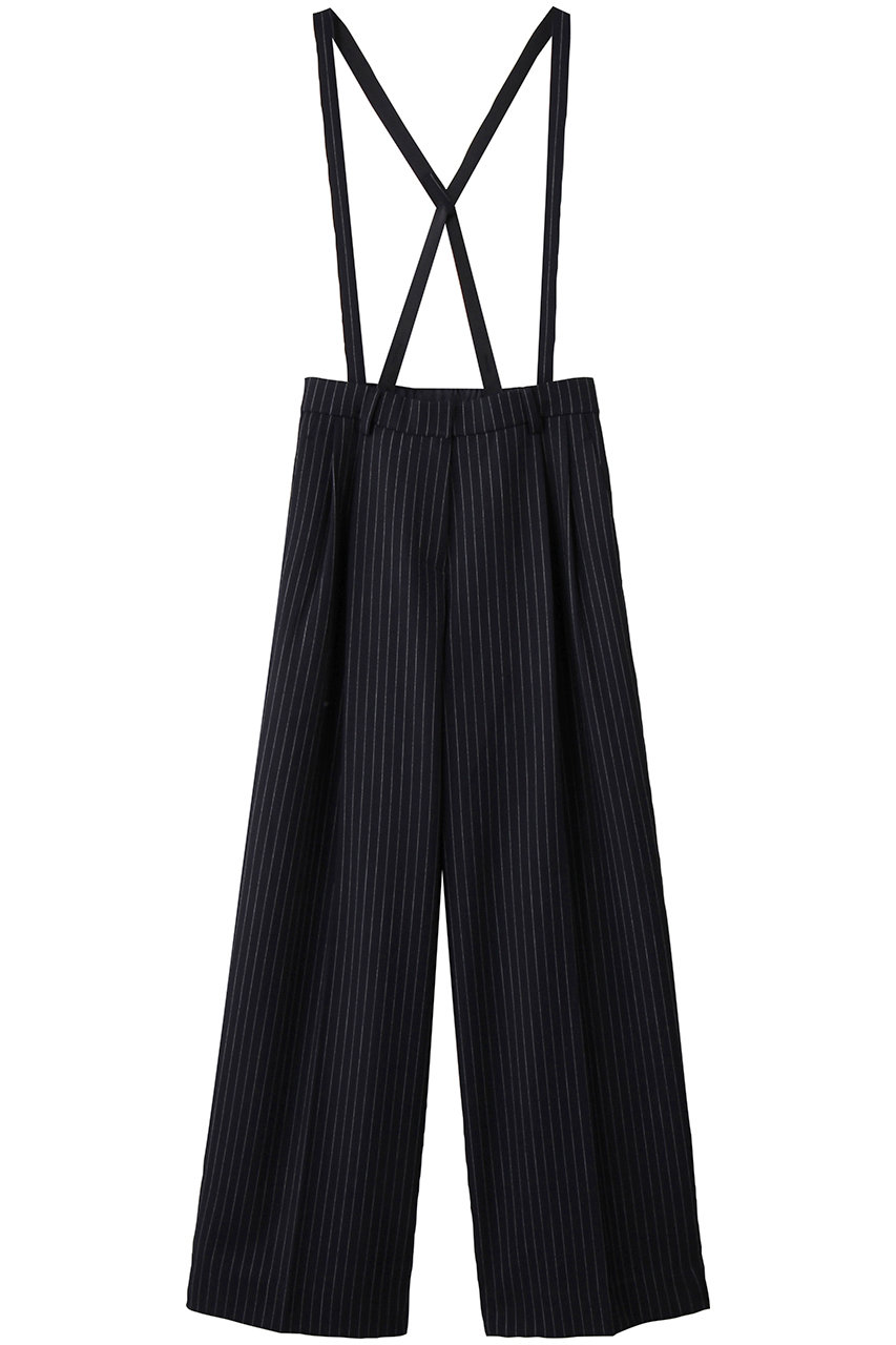 ウォームピンストライプサスペンダーパンツ