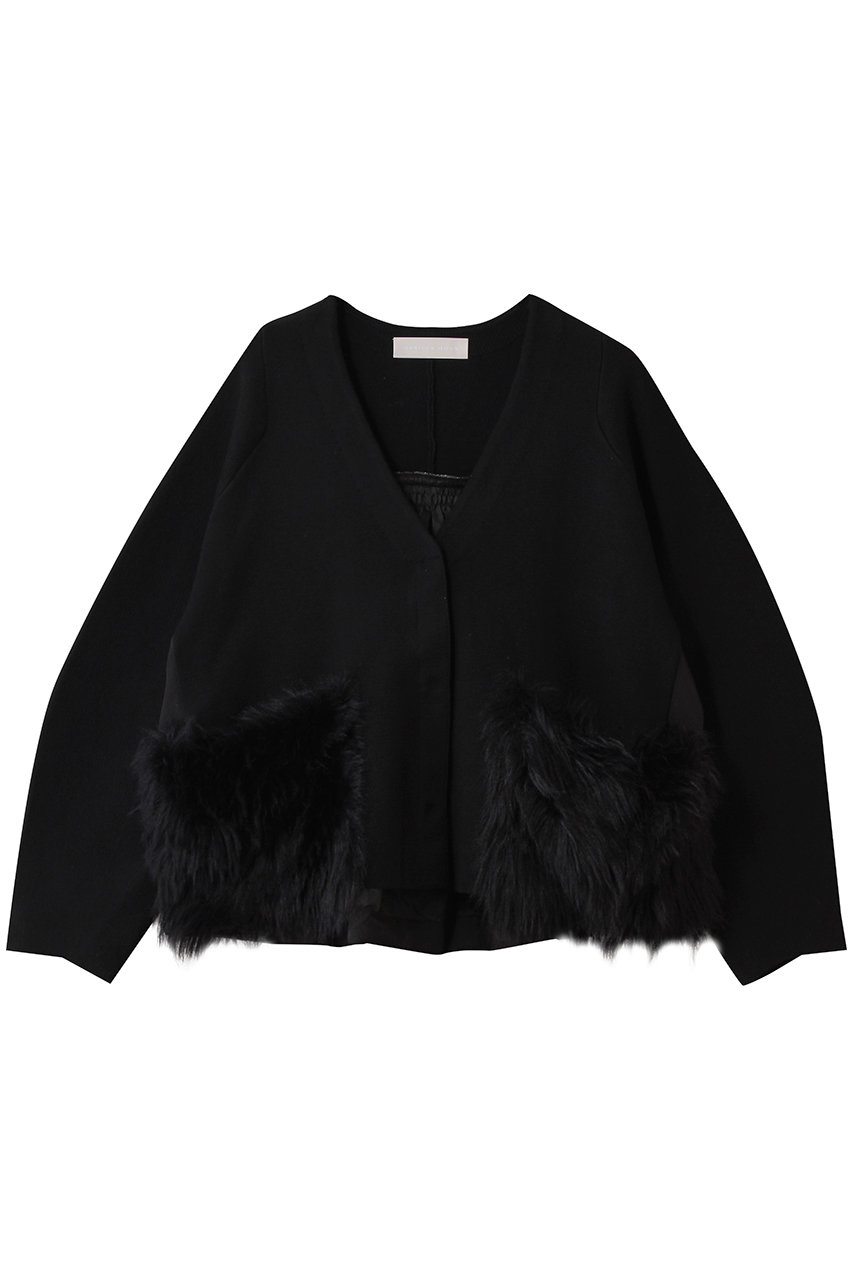 シャギーポケットミラノリブジャケット