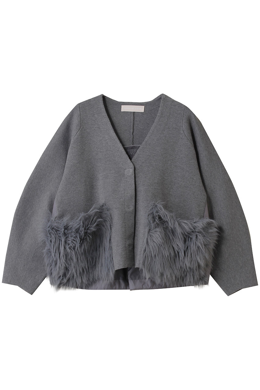 シャギーポケットミラノリブジャケット