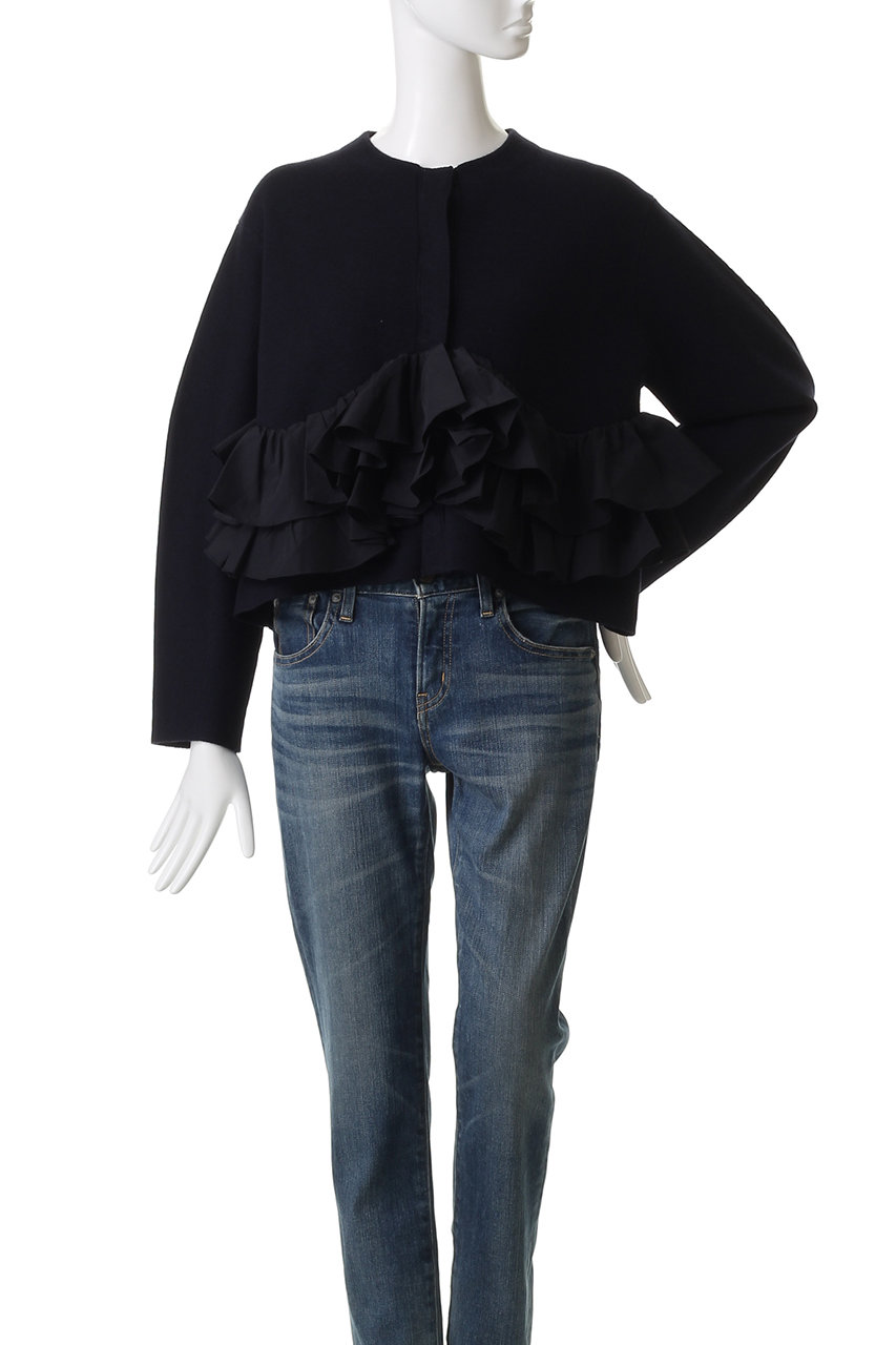 MARILYN MOON(マリリンムーン)｜スパイラルタフタラッフルニット