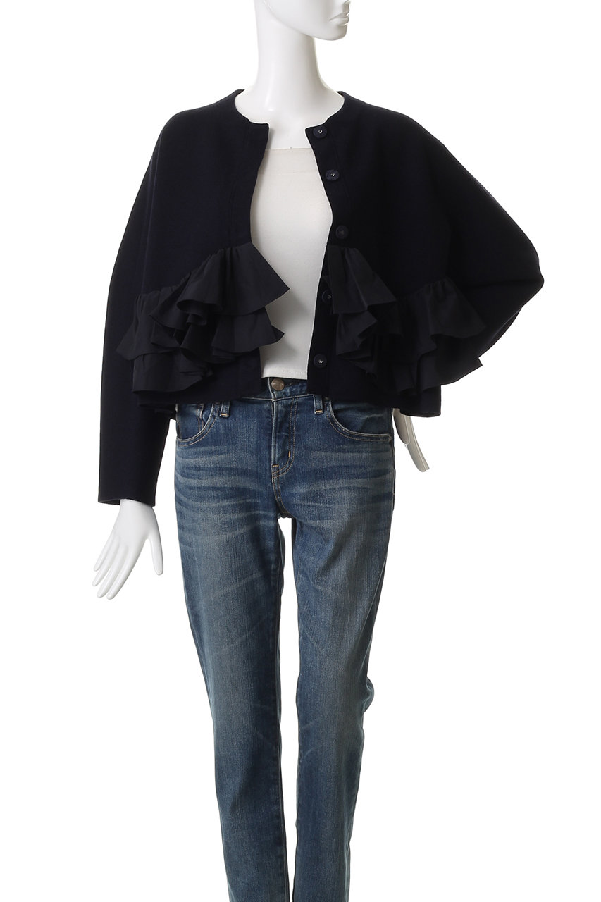 MARILYN MOON(マリリンムーン)｜スパイラルタフタラッフルニット