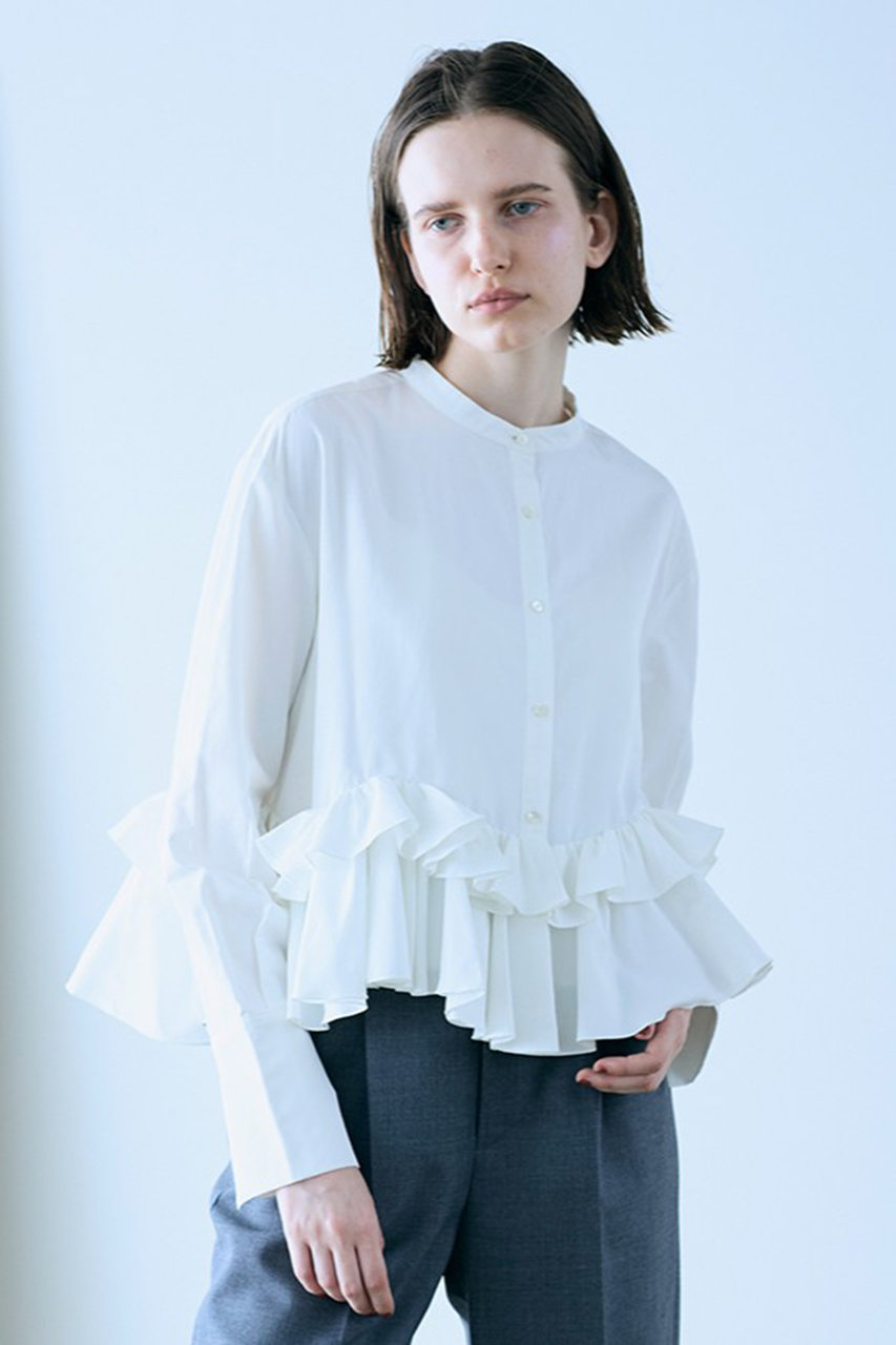 【新品・未使用】MARILYNMOON スパイラルラッフルブラウス MARILYN MOON(マリリンムーン)｜スパイラルラッフルブラウス