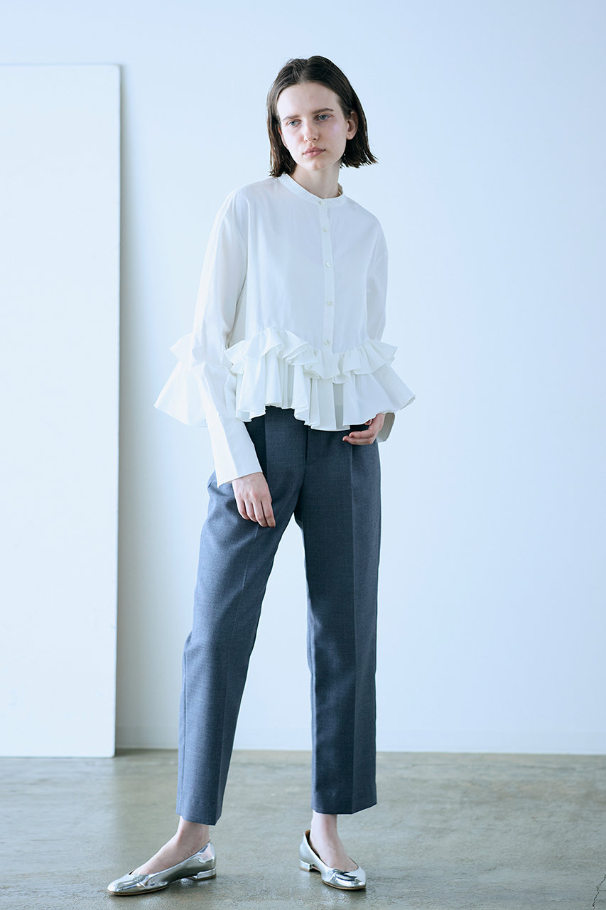 【新品・未使用】MARILYNMOON スパイラルラッフルブラウス MARILYN MOON(マリリンムーン)｜スパイラルラッフルブラウス