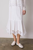 【SOI-MeME】コードレースハンカチーフヘムスカート