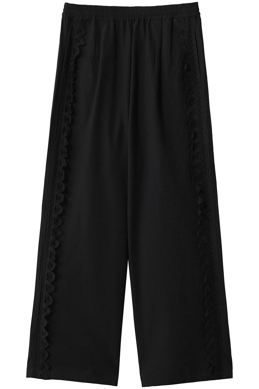 マリリンムーン/MARILYN MOONの【SOI-MeME】コードレースラインパンツ(ブラック/4261-108)