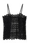 【SOI-MeME】コードレースキャミソール マリリンムーン/MARILYN MOON ブラック