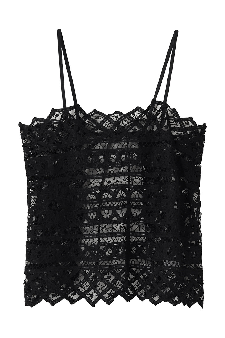 マリリンムーン/MARILYN MOONの【SOI-MeME】コードレースキャミソール(ブラック/4261-107)