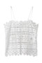 【SOI-MeME】コードレースキャミソール マリリンムーン/MARILYN MOON ホワイト