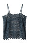 【SOI-MeME】コードレースキャミソール マリリンムーン/MARILYN MOON ダークブルー