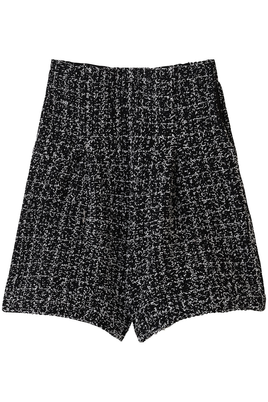 マリリンムーン/MARILYN MOONの【SOI-MeME】ツイードニットショートパンツ(ブラック/4261-136)