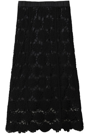 マリリンムーン/MARILYN MOONのクロシェニットスカート(110700/110703)