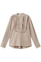 【SOI-MeME】タックプリーツジャボブラウス マリリンムーン/MARILYN MOON ベージュ