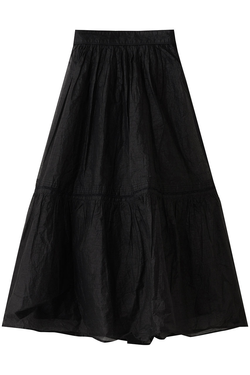 マリリンムーン/MARILYN MOONの【予約販売】シアースターチドコットンレースティアードスカート(ブラック/4261-116)