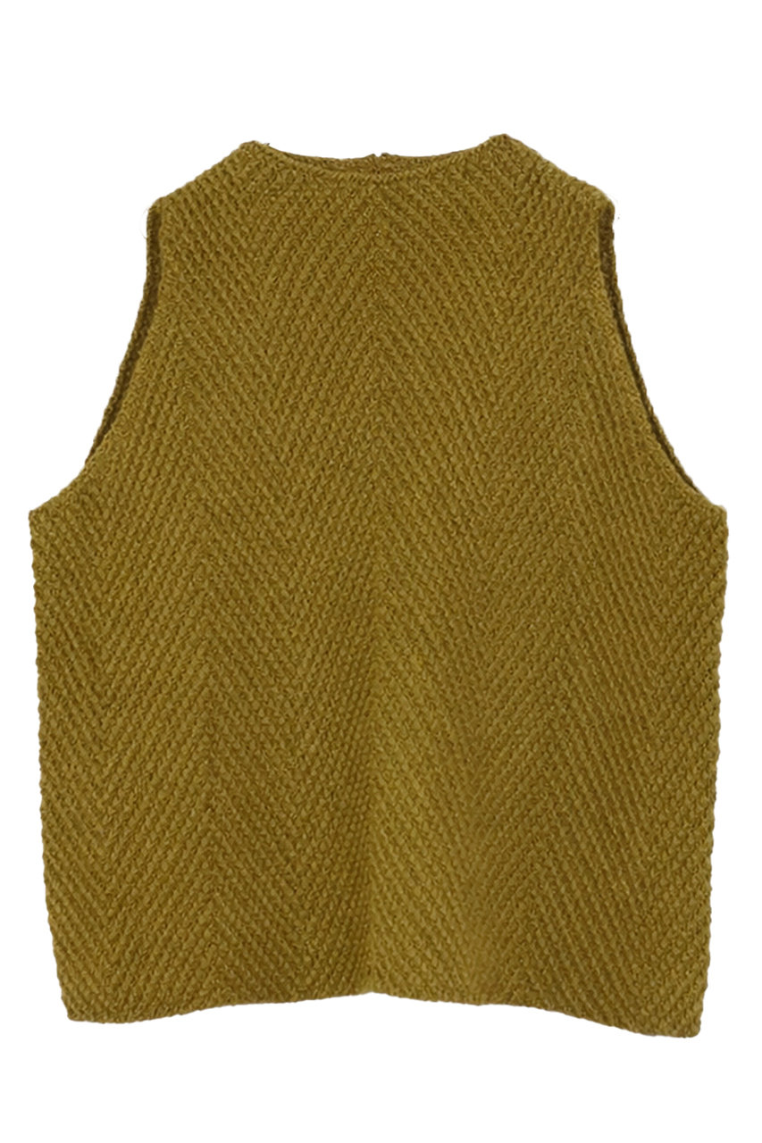 マリリンムーン/MARILYN MOONの【WALANCE】ペーパーニットノースリーブトップス(オリーブ/3261-005)