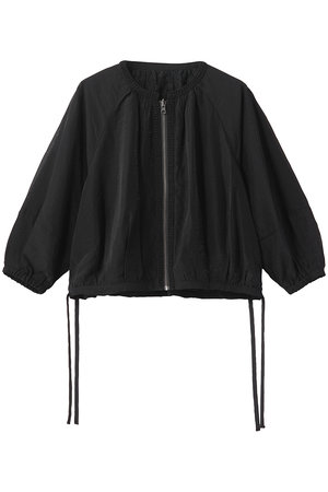 マリリンムーン/MARILYN MOONのリバーシブルシアーレースブルゾン