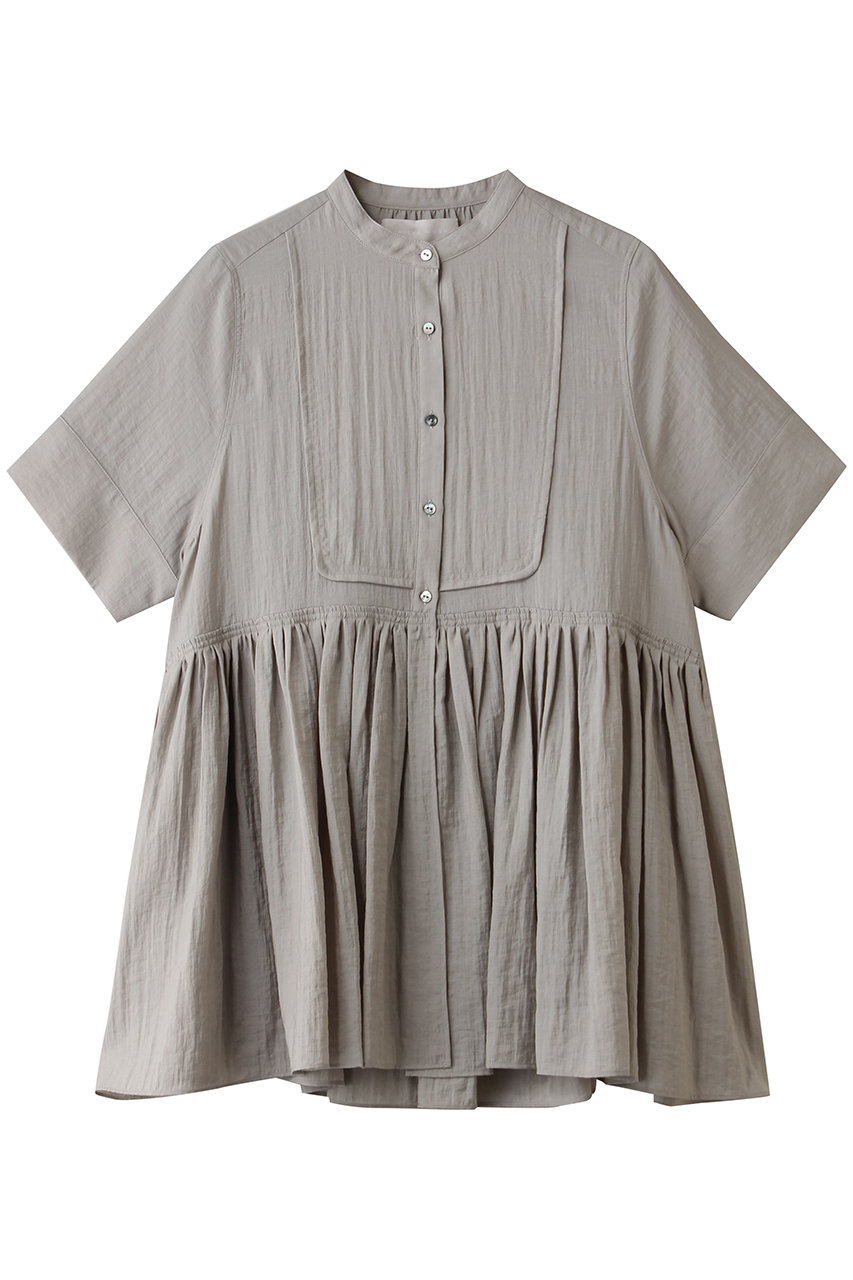 マリリンムーン/MARILYN MOONのブザムチュニックシアーシャツ(グレー/4262-166)