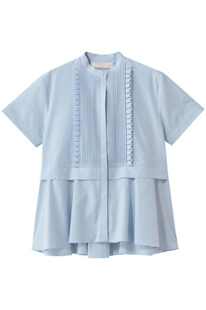 マリリンムーン/MARILYN MOONの【予約販売】タックフリルフレアハーフスリーブシャツ