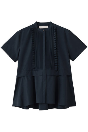 マリリンムーン/MARILYN MOONの【予約販売】タックフリルフレアハーフスリーブシャツ