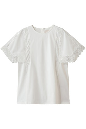 マリリンムーン/MARILYN MOONのレースハンカチーフスリーブトップス(110100/110102)