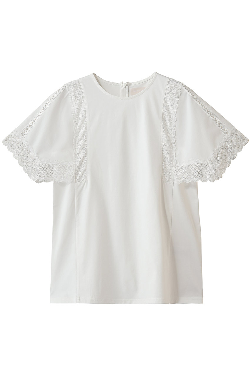 マリリンムーン/MARILYN MOONのレースハンカチーフスリーブトップス(オフホワイト/4262-172)