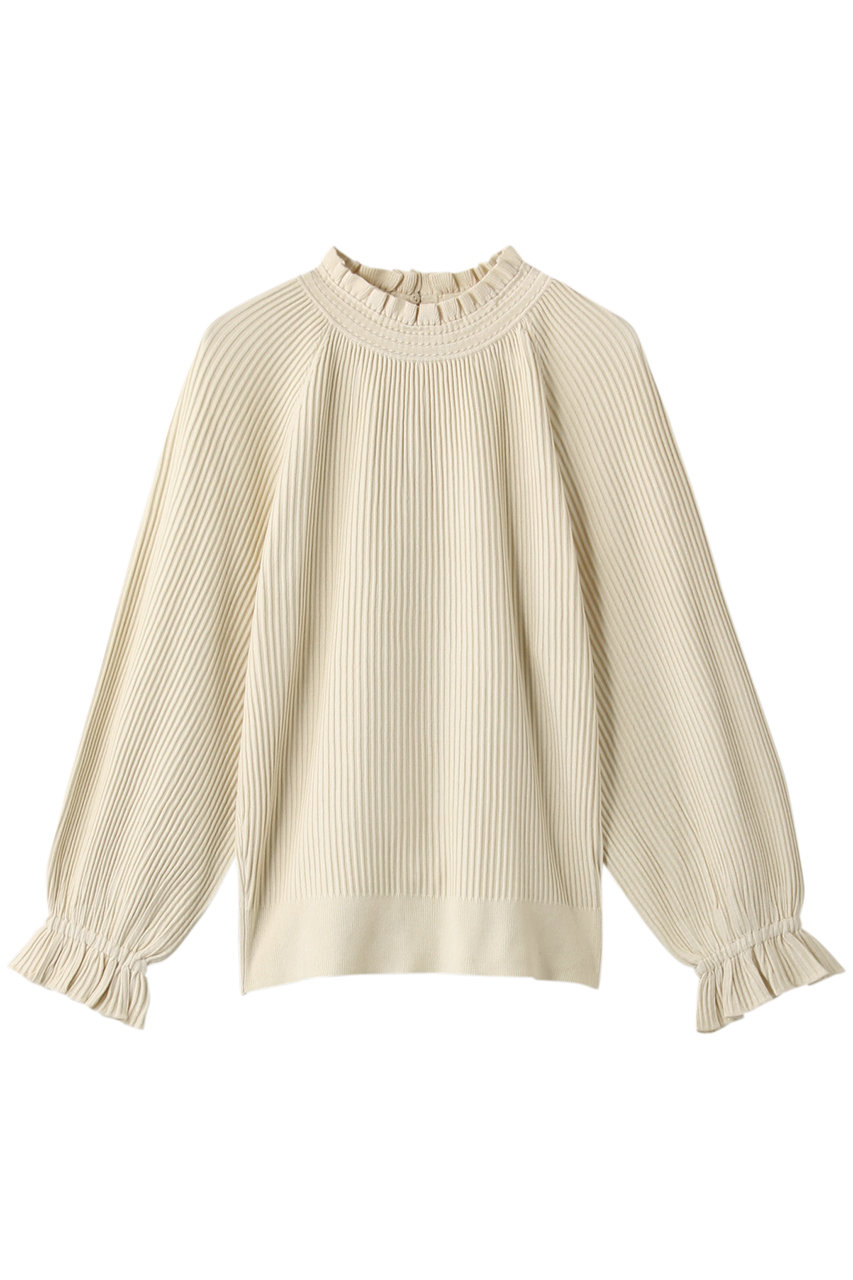 Marilyn Moon マリリンムーン 2wayバルーンスリーブトップス グレイッシュアイボリー の通販 Elleshop エル ショップ