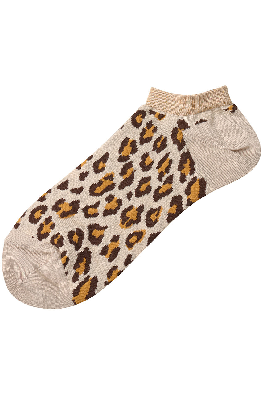 Antipast アンティパスト アニマルカバーソックス レオパードベージュ の通販 Elleshop エル ショップ