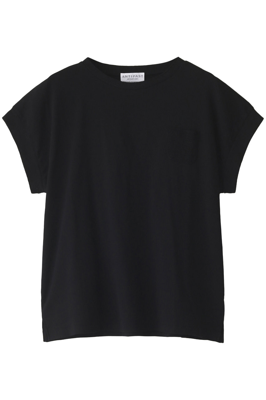 ANTIPAST ビワ楊柳ポケットTシャツ (ブラック, 1) アンティパスト ELLE SHOP