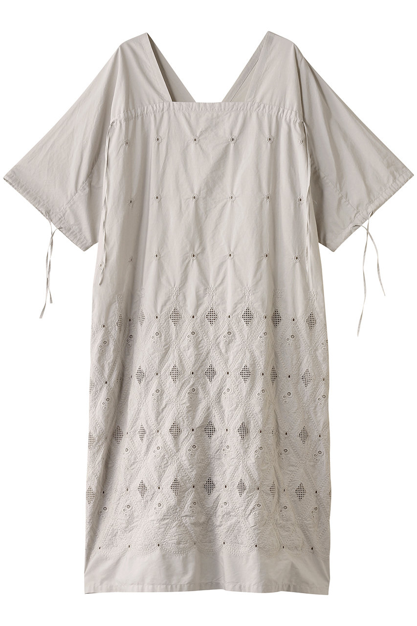 ANTIPAST G-DYED エンブロイダリードレス (ローホワイト, F) アンティパスト ELLE SHOP ANTIPAST G-DYED エンブロイダリードレス (ローホワイト, F) アンティパスト ELLE SHOP