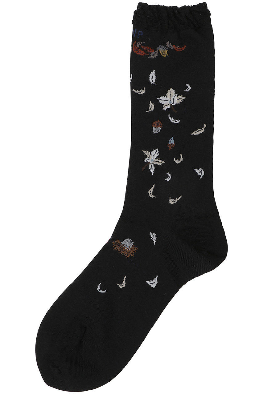 ANTIPAST WIND AND ACORN TREE ソックス (ブラック, F) アンティパスト ELLE SHOP ANTIPAST WIND AND ACORN TREE ソックス (ブラック, F) アンティパスト ELLE SHOP