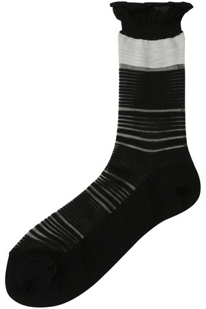 アンティパスト/ANTIPASTのレースボーダーソックス(140700/140701)