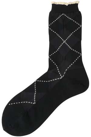 アンティパスト/ANTIPASTのシースルーアーガイルソックス