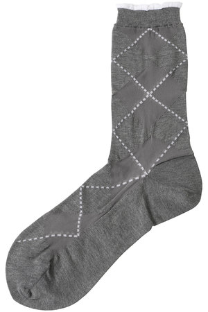 アンティパスト/ANTIPASTのシースルーアーガイルソックス