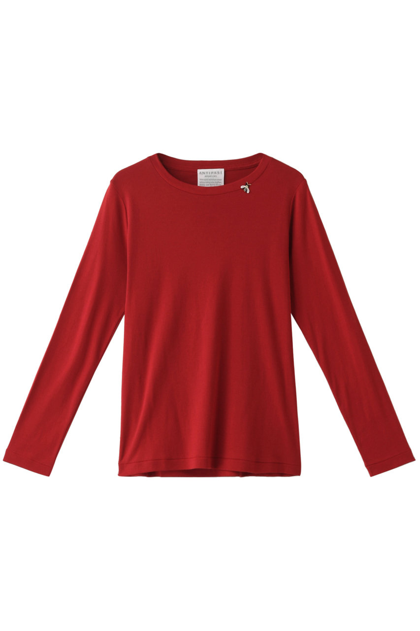 ANTIPAST アンティパスト コットンフライスTシャツwith Bee レッド