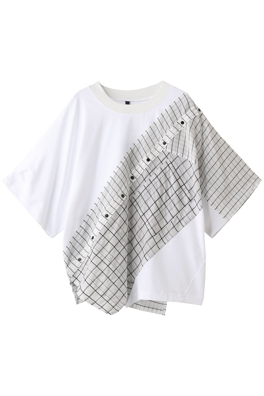 Aula アウラ Aula Aila リメイクシャツトップス ホワイト の通販 Elleshop エル ショップ