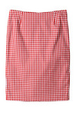 ギンガムペンシルスカート