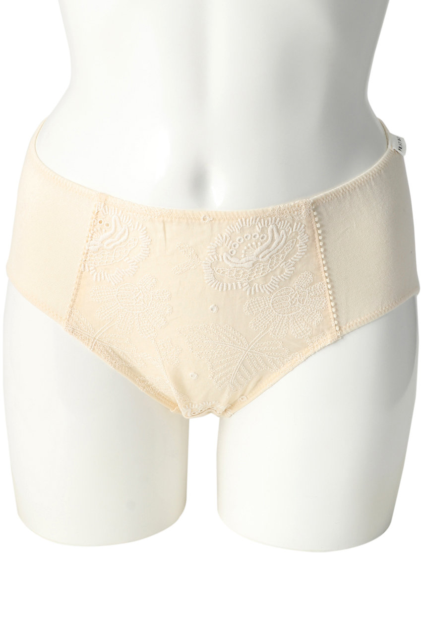 PRISTINE(プリスティン)｜エンブロイダリーレースショーツ/ナチュラル